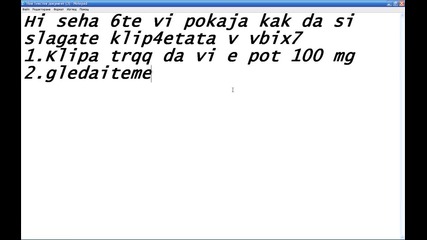 Klipove v Vbox7 
