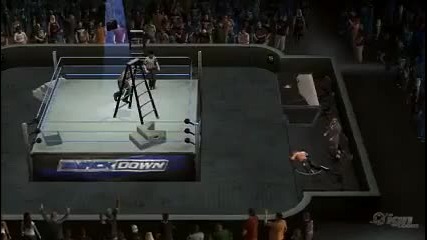 Smackdown vs Raw 2010 Tlc Gameplay Randy Orton vs Edge 