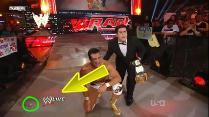 A Mouse Appears on Wwe Raw