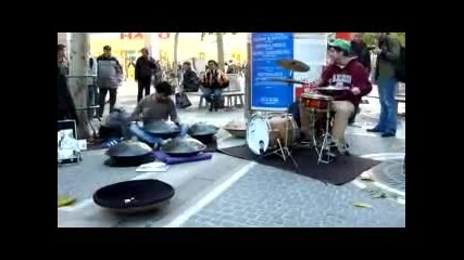 Улични музиканти от Франкфуркт