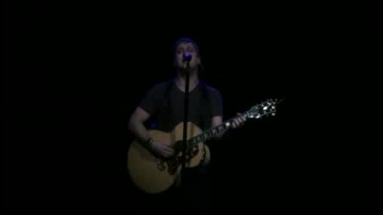 Rob Thomas Matchbox 20 - Push acoustic Hd live in Verona Ny on December 8 2009 