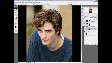 Robert Pattinson as Edward Cullen in Photoshop ... 