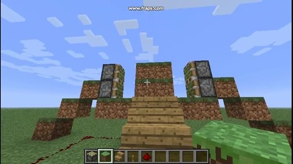 how to make piston door in minecraft