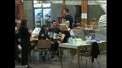 Цветелин ужасен от това че Ванеса е с друг в къщата Big Brother Family 29.03.10 