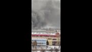 От "Моята новина": Пожар в квартал "Дружба" в София