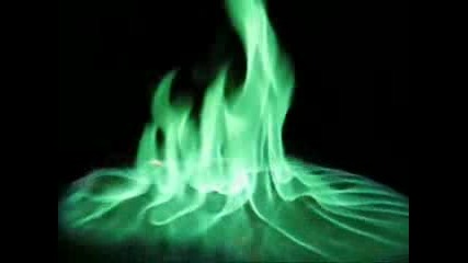 Как да си направим зелени пламъци 