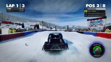 Snowy Race Off - Dirt Showdown Gameplay (xbox 360)
