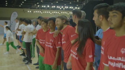 Daniel Bryan participates with the Special Olympics athletes in Abu Dhabi: Wal3ooha, 22 March, 2018