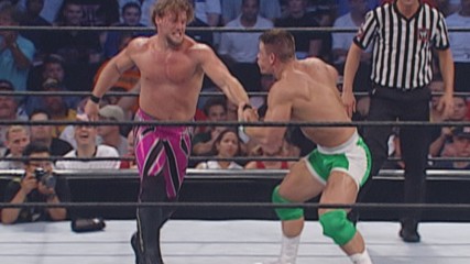 Newcomer John Cena clashes with Chris Jericho on Independence Day: SmackDown, July 4, 2002 (WWE Network Exclusive)