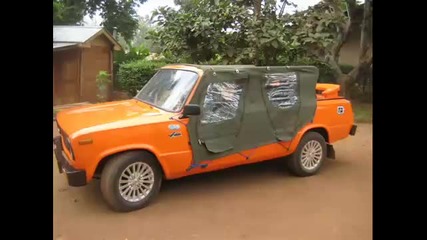 pimp my car. Lada project in Africa, Tanzania