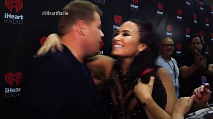 Find someone that supports you as much as Jkcorden supported Demi Lovato backstage 2015