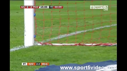 Севилия 0 - 2 Малага гол Фернандо