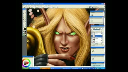 world of warcraft blood elv speed paint