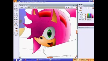 Speeddraw Sonic with Mouse Part 1