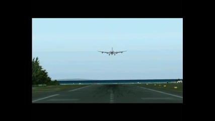 Flight Simulator - Landung in Princess Juliana Int