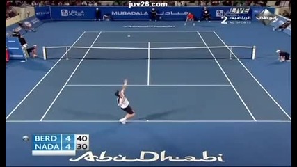 Nadal Vs Berdych Mubadala World Tennis Championship 2011 Abu Dhabi 