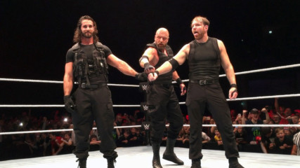 The Shield recruit Triple H at WWE Live Event in Glasgow: WWE.com Exclusive, Nov. 1, 2017