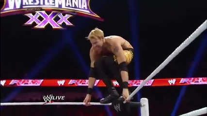 Jack Swagger vs Christian - Wwe Raw 3/2/14