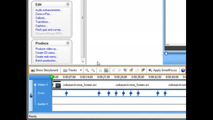 Edit in Camtasia Studio 6 