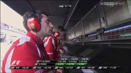 Sky Sport F1 2012 - Гп на Канада ( Цялото Състезание ) Част 7 [ 13 ]