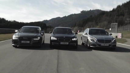 И нека по- добрата победи: Audi S8 - Bmw 740d - Mercedes S500