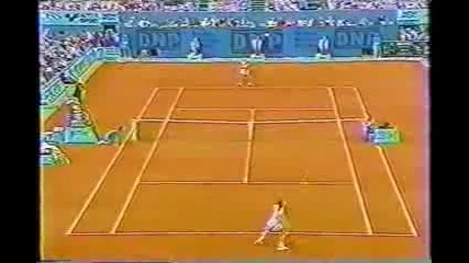 Roland Garros 1992 1/2 Seles vs Sabatini part 3