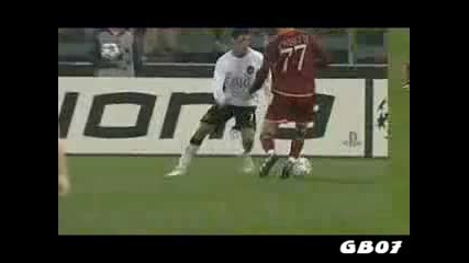 Изключителна игра Cristiano Ronaldo vs Roma 2007