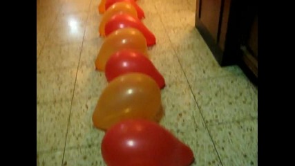 Balloon Death Row - Cni 500mw Green Laser Popping 23 Balloons