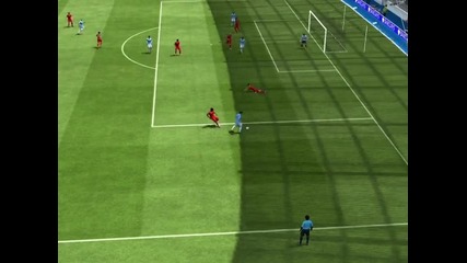 Супер гол на Агуеро на Fifa 13