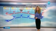 Прогноза за времето (11.01.2016 - централна емисия)