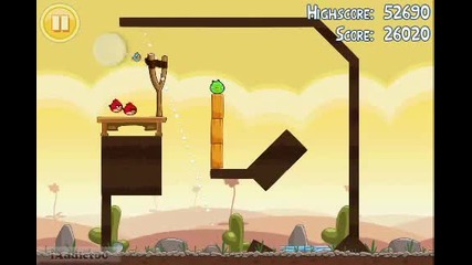 Angry Birds (level 3-2) 3 Stars