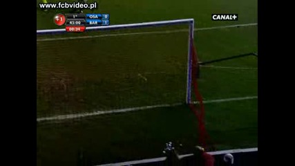 11.01 Osasuna - Barca Etoo 0 - 1