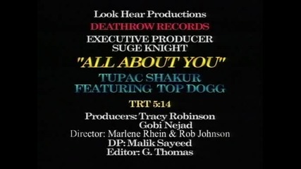 2pac - All About U feat. Top Dogg (oficial video)