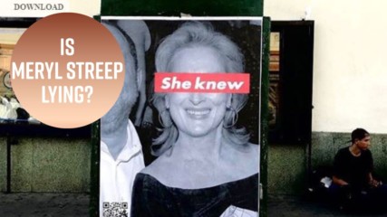 Shocking posters about Meryl Streep surface in L.A.