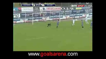 Катания - Милан 0:2 Гол На Филипо Индзаги