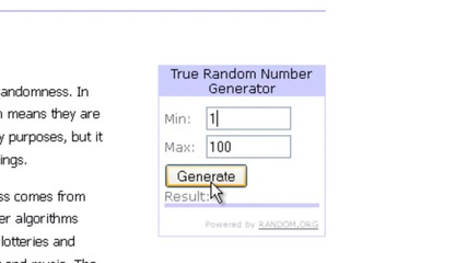 Telnet lottery N1