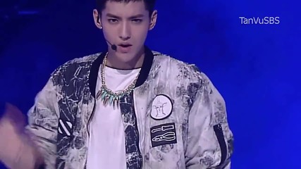 Exo - Intro + Wolf Sbs Inkigayo Comeback Stage