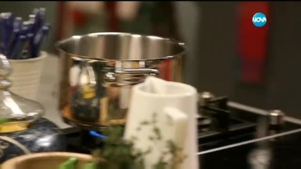 Спаначена супа с топчета от телешко - Бон апети (02.03.2016)