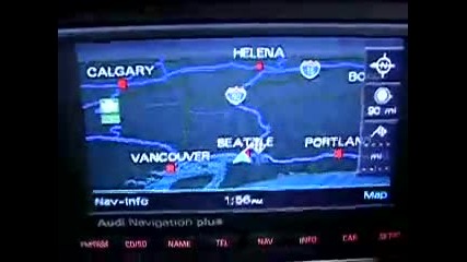 Audi Navigation System demo2 
