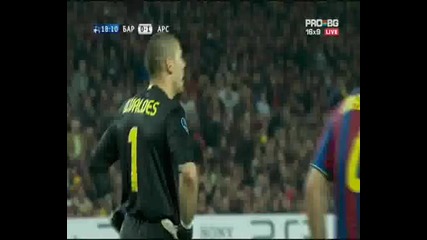 Барселона 4:1 Арсенал.06.04.2010 гола на Бентнер за 0:1 
