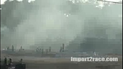 Nissan 350z vs Mustang V8 Drift