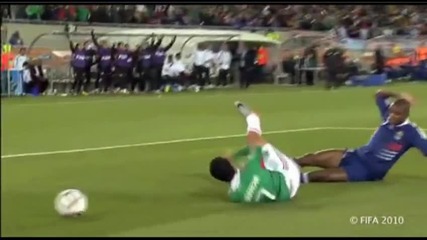 World Cup 2010 Франция 0 - 2 Мексико Най - Важните моменти от мача 