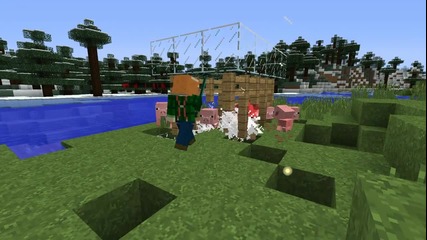 Прасета,прасета, всичките прасета на мезета. Minecraft