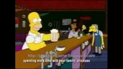 Семейство Симпсън - Понички Mastercard