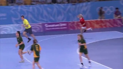 Младежки олимпийски игри 2010 - Хандбал Жени Австралия - Дания 