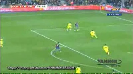 Barcelona 1 - 1 Villareal [02.01.2010] Голове