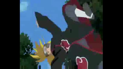 sasuke vs deidara