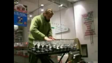 Musical Crystal Glasses