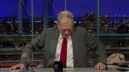 David Letterman - Justin Bieber Top Ten