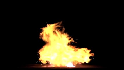 Fire slow motion